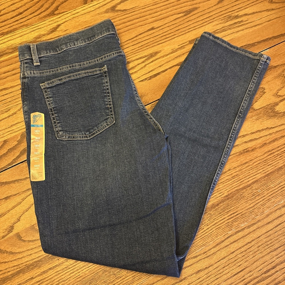 Thereabouts Size 18 Husky Boys Jeans‎ Taper Fit New With Tags Advanced Flex 360